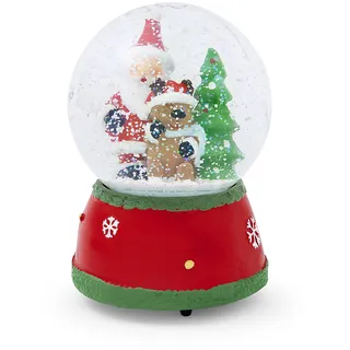 Schneekugel mit Vater Weihnachten Spieluhr