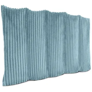 Amilian Kirschkernkissen 55x20 cm - Körnerkissen 100 % Kirschkernen - Wärmekissen Kältekissen, ideal für Rücken, Nacken, Schulter, Bauch, Kirschkernkissen für Mikrowelle, Körnerkissen blau