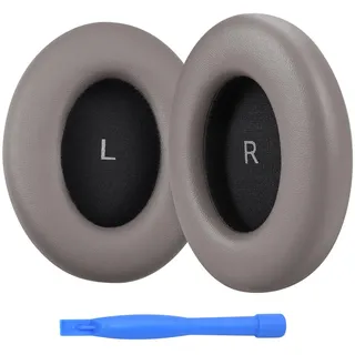MMobiel Ersatz Ohrpolster für Sennheiser Momentum 4 Wireless Over-Ear Kopfhörer Memory- Schaumstoff und Protein PU Kopfhörer Ohrpolster - Ersatzpolster – Braun