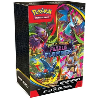 Pokémon Mega-Entwicklung Fatale Flammen 6 Boosterpacks