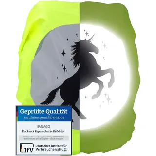EANAGO Premium Ranzenhülle >EINHORN< für Schulranzen und Rucksack -