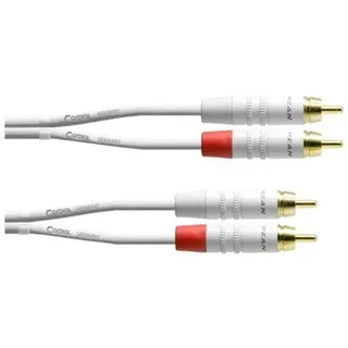 Cordial CFU 0.6 CC-SNOW - Mikrofon Kabel 60 cm