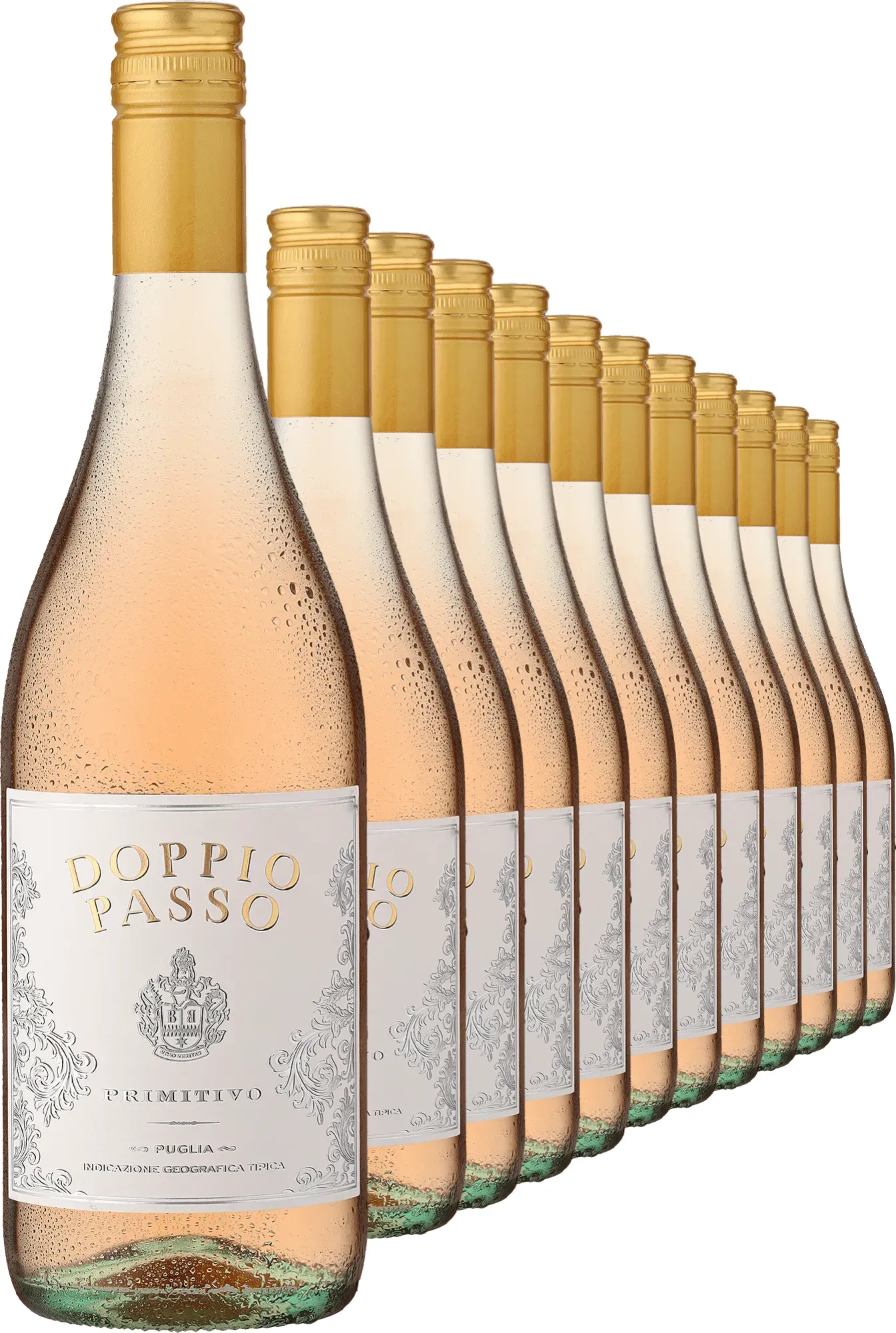 2025 Doppio Passo Rosato Primitivo im 12er-Vorratspaket