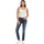 Jeans in dunklem Oxford-W27 L36