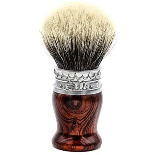 Saponificio Varesino Shaving Brush - Pewter / Ivory Imitation handle