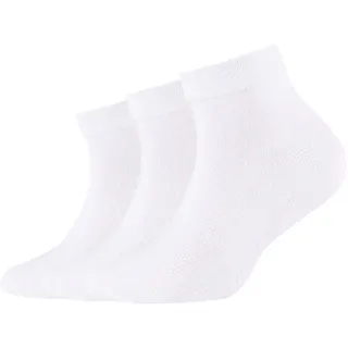 CAMANO Soft Bio-Baumwolle Quarter Socken Kinder 0001 - 27-30