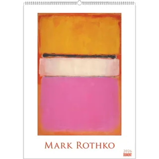 DuMont Buchverlag DUMONT - Mark Rothko 2026 – Kunst-Poster-Kalender 50 x 70 cm, Wandkalender mit Meisterwerken des Abstrakten Expressionismus für Kunstliebhaber