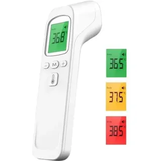 Pair Berührungsloses Digitales Stirnthermometer – Infrarot Mit Lcd-display – Sofortige Messung Für Babys, Kinder Und Erwachsene – Medizinisch Zertifiziert