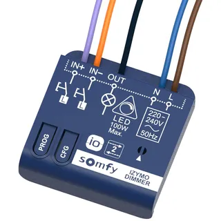Somfy 1822663 - Beleuchtung Mikro-Empfänger mit Izymo Dimming | IO-Homecontrol-Technologie | Tahoma-kompatibel (Switch)