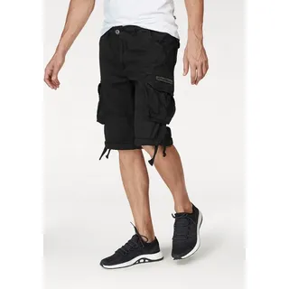 Alpha Industries Jet Cargo Shorts Black 33