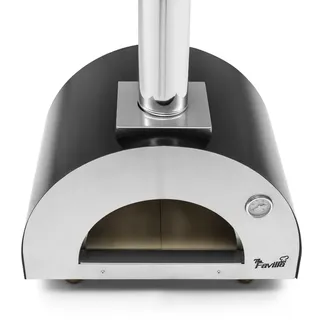 The Favilla OVENELLA Holz-Pizzaofen aus Edelstahl – Profi-Ofen für Garten & Terrasse 75x56x93