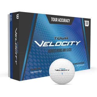 WILSON Sporting Goods Tour Velocity Accuracy 15 Bälle, Weiß