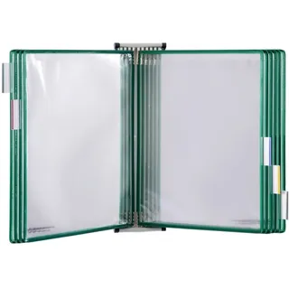 Tarifold Wand-Sichttafelsystem 413105 DIN A3 grün mit 10 St. Sichttafeln