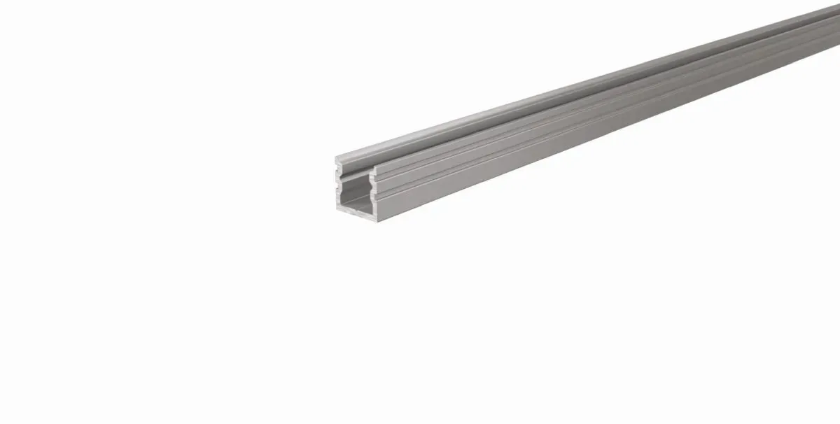 Deko-Light U-Profil hoch AU-02-05 5,7mm breit 2m Silber