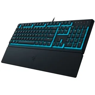 Razer, Ornata V3 X Beleuchtete Wired Gaming Tastatur mit magnetischer Handgelenkauflage, Schwarz - Schwarz