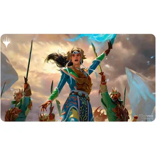 Ultra PRO - Tarkir Dragonstorm Eshki, Temur's Roar (Temur Roar Commander Deck) Playmat for Magic: The Gathering | Gaming Table Mat, Card Game Accessory, TCG Playmat, Tabletop Gaming Mat