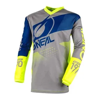 O'NEAL Element Factor Motocross-Jersey grau, M