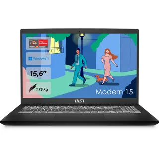 MSI Modern 15 B7M-463 AMD Ryzen 5 7430U 16 GB RAM 512 GB SSD