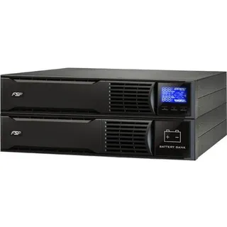 kompatible Ware Fortron USV Tower-Rack Eufo 3KVA Line-Interactive (3 VA, 2700 W, Line-Interaktiv USV), USV