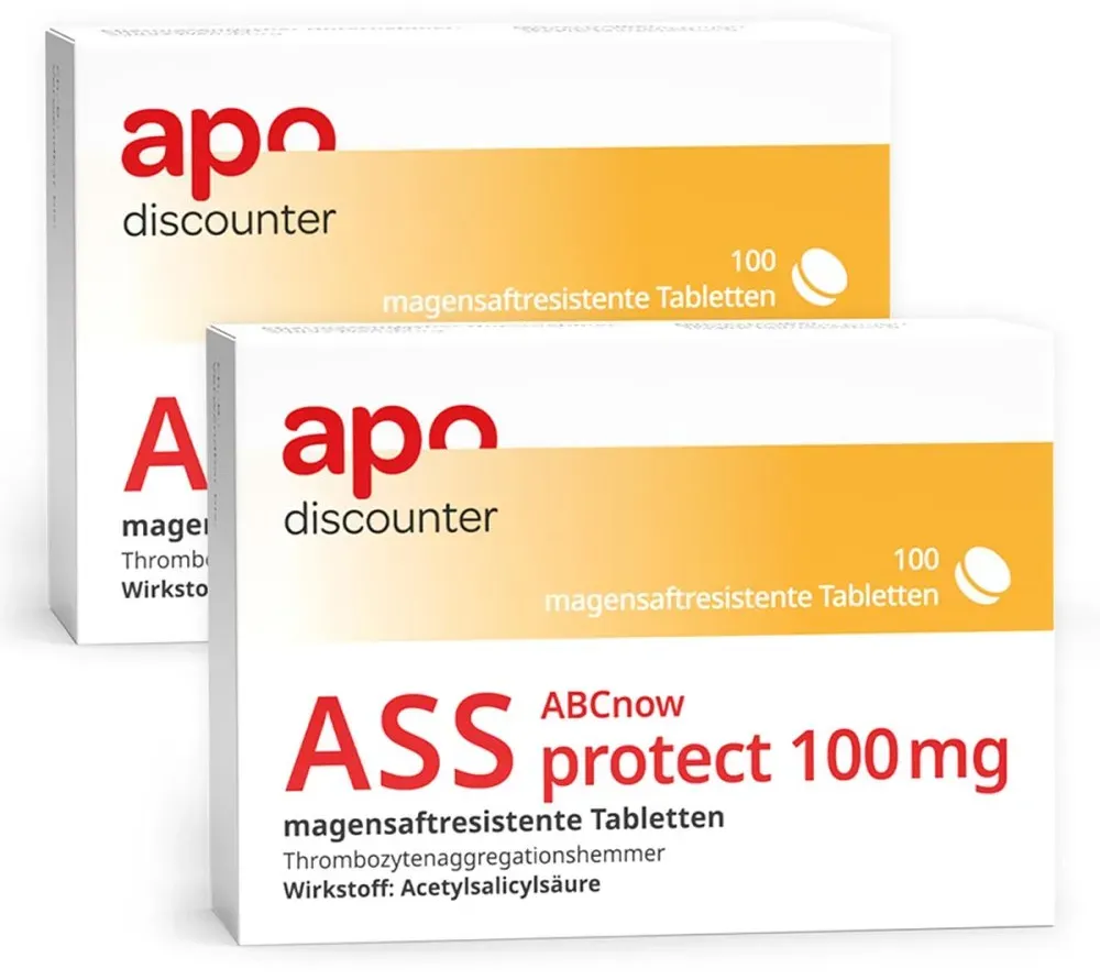 ASS 100 mg Protect, magensaftresistent von apodiscounter