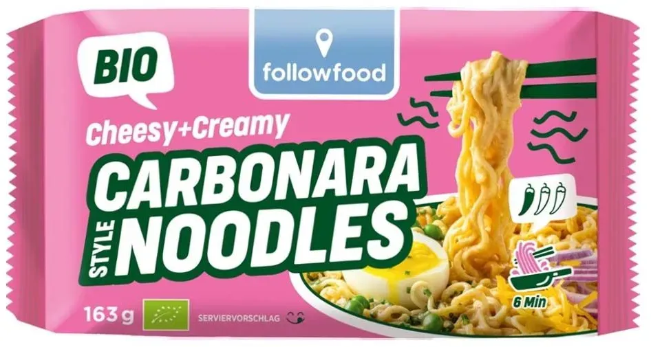 Instant Noodles - Carbonara Style Cheesy + Creamy 163g