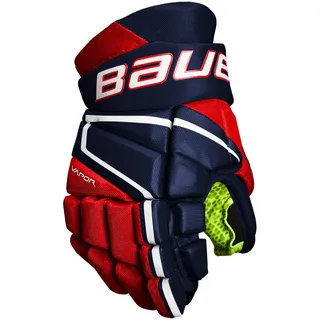 Eishockeyhandschuhe Bauer Vapor 3X Navy/Red/White Junior 11 Zoll - Blau,Rot,Weiß - 11 Zoll