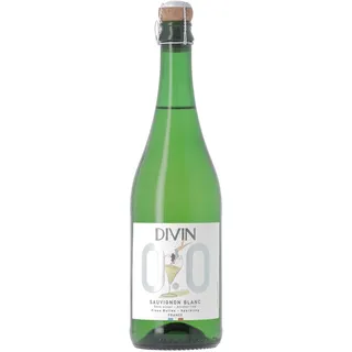 divin alkoholfreie weine DIVIN Sauvignon Blanc Spritzig 0,0% Alkoholfreier Schaumwein (1 x 0,75 l)