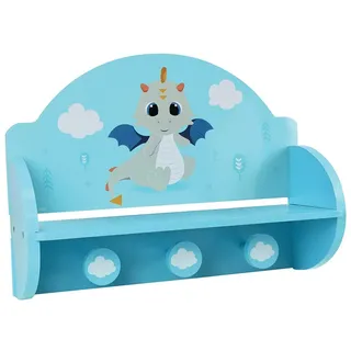 Fun House 713338 Leon Le Dragon Kleiderständer für Kinder, H 33 x B 45 x T 14 cm, PM