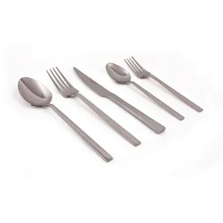 P & B Besteckset, Chrom, Metall, 60-teilig, 20.5x10x7 cm, Made in Turkey, Essen & Trinken, Besteck, Besteck-Sets