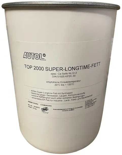 Autol Top 2000 Mehrzweckfett Schmierfett Eimer 15 kg