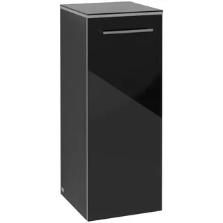 Villeroy & Boch Avento Seitenschrank A89501B3 35x89,2x37cm, Crystal Black, Anschlag rechts