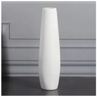 JETXYHUB Große Keramikvase Für Das Wohnzimmer, Moderne Hohe Bodenvase, Ideal Für Blumen, Zweige Und Trockengestecke, Perfekt Für Die Dekoration Von Büro Und Zuhause(White C,45cm)