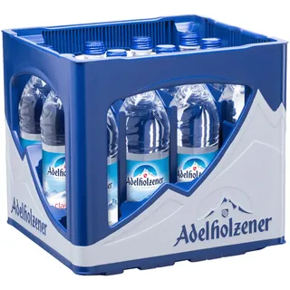 Adelholzener Mineralwasser Classic Glas Flasche MEHRWEG mit Kasten 12x 0,75L