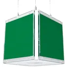 Rettungszeichenwürfel CUBE-LUX STANDARD - 220 x 220 x 220 mm - Stahlblech Gehäuse - Einzelbatterie-Ausführung - 230 V AC - in blanko