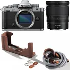 Nikon Zf + 24-70mm f4 S silber + SmallRig Lederetui