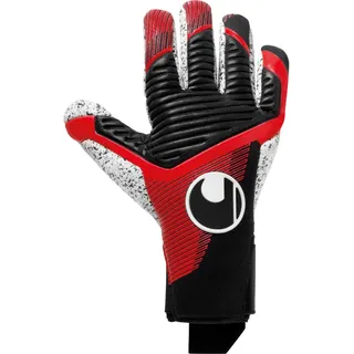 Uhlsport Powerline Supergrip+ Finger Surround Torwarthandschuhe schwarz/rot/Weiß