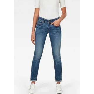G-Star Midge Mid Straight Jeans Medium Indigo Aged 33 30