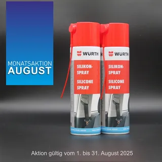 Duo Pack - Silikonspray schützt, pflegt und isoliert von WÜRTH