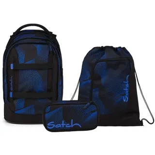 Satch Pack 3-tlg. Seismic Blue
