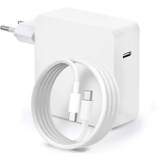 100W Mac Book Ladegerät, 100W Typ USB C Schnellladegerät Netzteil für Mac Book Pro 16, 15, 14, 13 Zoll, Air 13 Zoll, i Pad Pro. Typ C Cable