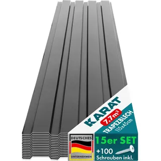 Karat Karat, Überdachung, Trapezblech