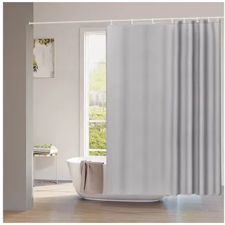 Woltu Duschvorhang 120 x 180 cm grau