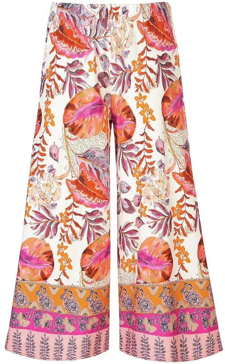 Culotte Henriette in 7/8-Länge Green Cotton mehrfarbig, 40