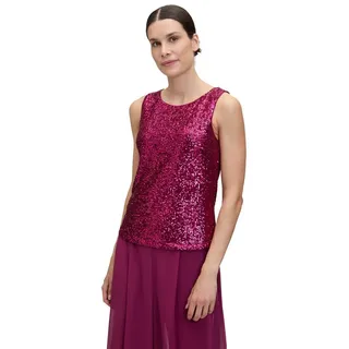 Vera Mont Pailletten-Top ohne Arm 46,