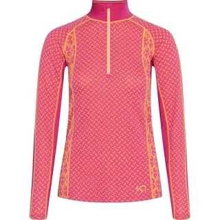 Kari Traa Lekker Half Zip bright pink (BERRY) XL