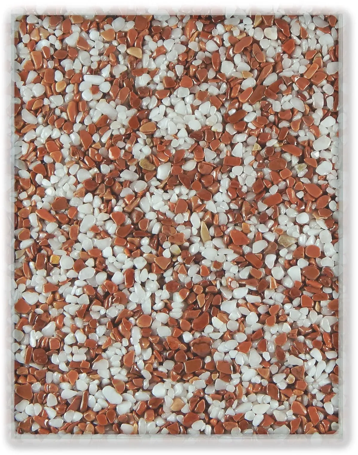 Terralith Farbmuster Marmorsteinteppich -mix tarent-, Körnung: fein (2-4 mm)