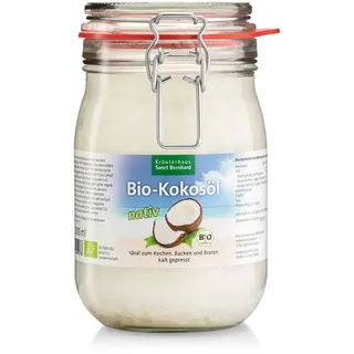 Kräuterhaus Sanct Bernhard Bio-Kokosöl kalt gepresst 1000 ml