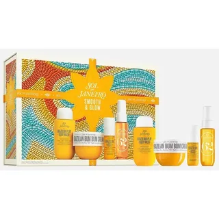 Sol de Janeiro Smooth + Glow Set – Body Wash, Cream, - Lip Butter