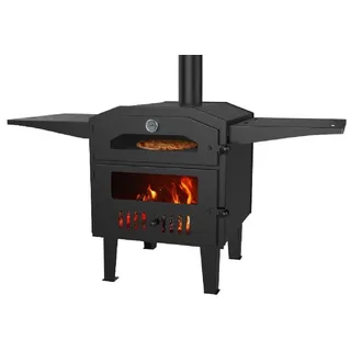 ECOfoxx Grillkamin Pizza-Ofen, Gartenkamin, Zeltofen