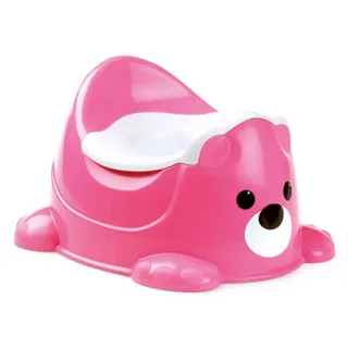 Kindertöpfchen pink ergonomisch Baby Töpfchen mit Einsatz Teddybär